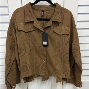 NWT Venti 6 brown eyelet jacket. Various sizes